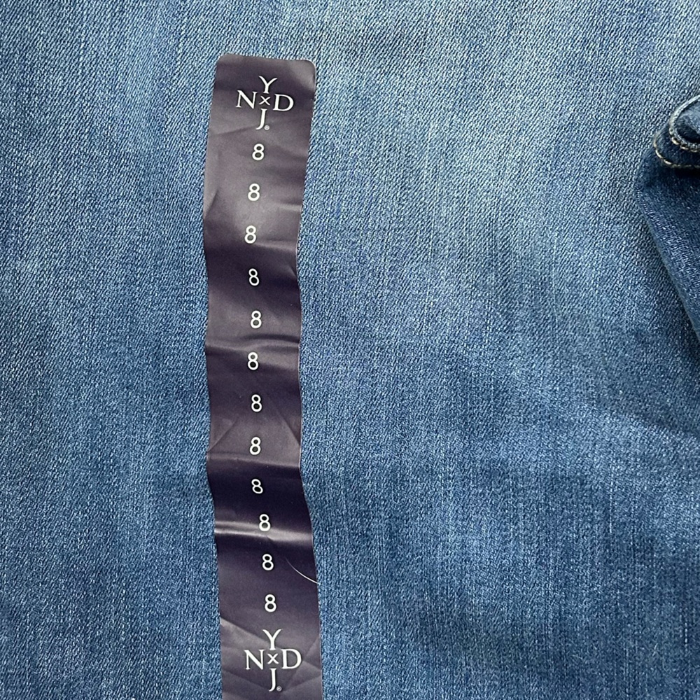 NWT NYDJ Flare Jeans Light Blue 8 - Picture 6 of 11